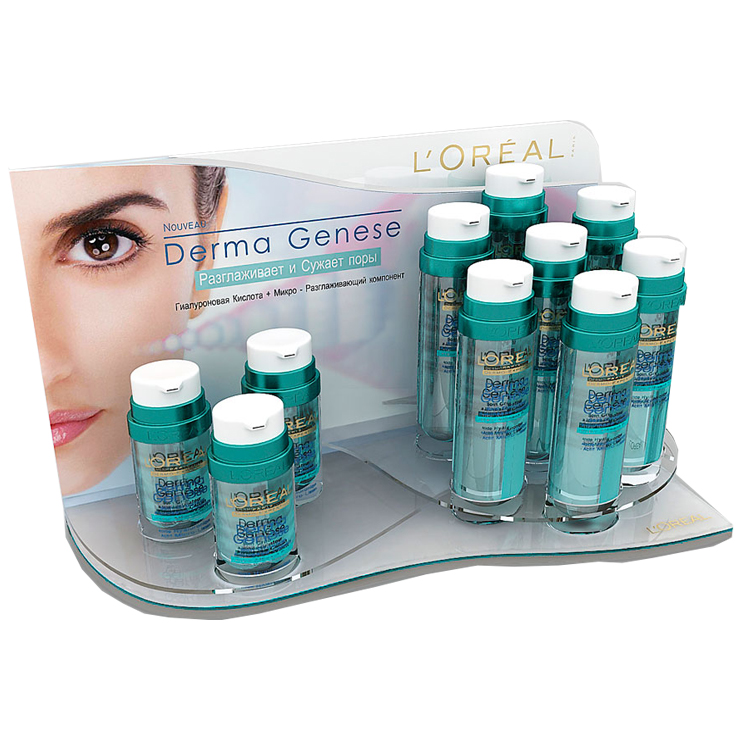 Acrylic cosmetics display solution for sale manufacturers