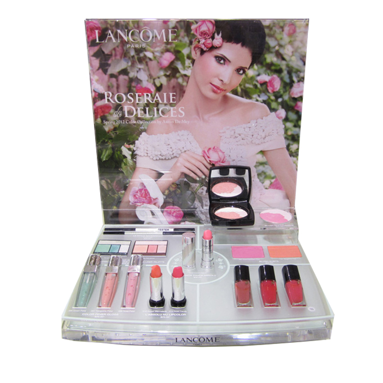 2019 Newest acrylic cosmetics display stand for sale