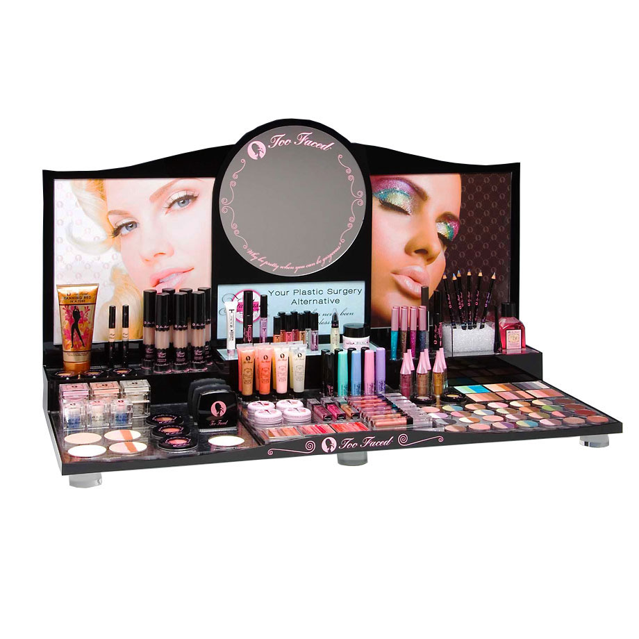 Eco-friendly acrylic retail display for cosmetics