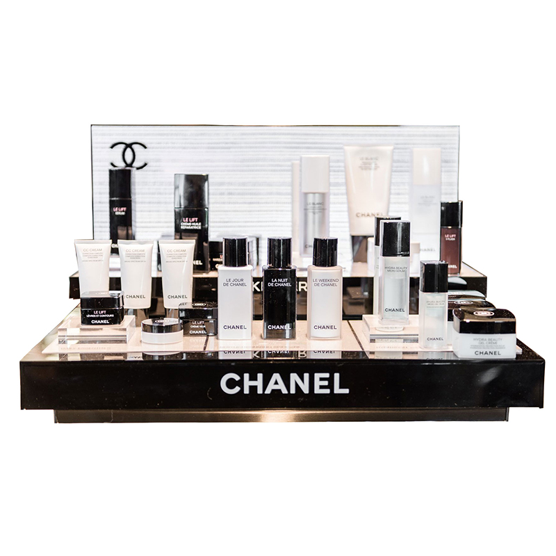 High quality acrylic skincare makeup display units