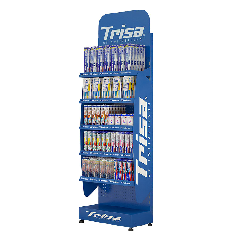 Metal cosmetics display racks and stands units for sale
