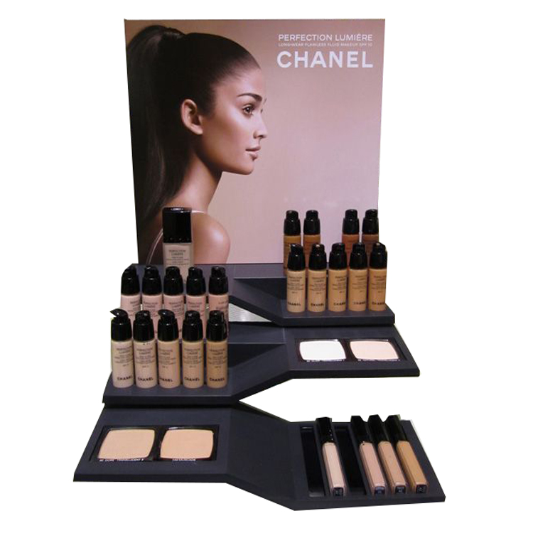 Modern acrylic foundation display