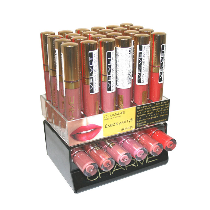 Acrylic lipgloss display organizer