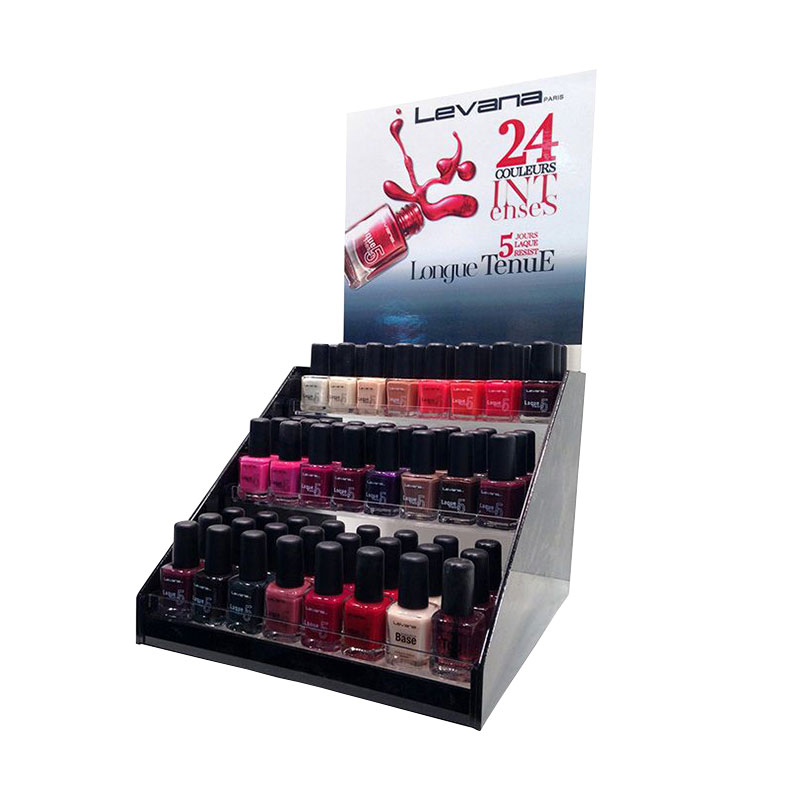 Modern acrylic nail polish display stand