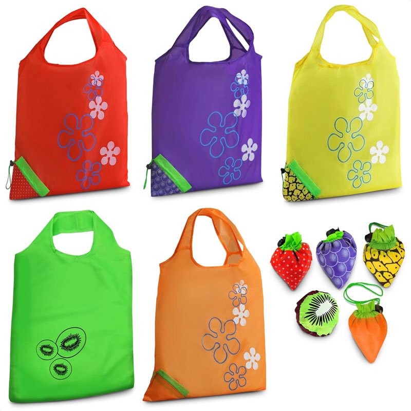 Reusable Grocery Bags Foldable - Fruit Grocery Tote Bag for Women Reusable Shopping Bags Travel Tote Bags Small Shopping Bags