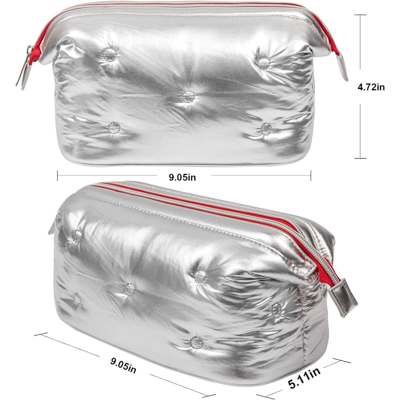 Waterproof Makeup Pouch, Toiletry Bag for Men , Large Capacity Portable Cosmetic bag Storage Organizer,Zipper Pouch Travel Cosmetic Organizer for Women and Girls