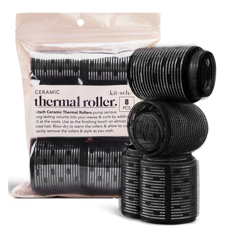 Ceramic Thermal Hair Rollers for Short Hair - Assorted Velcro Rollers for Hair_